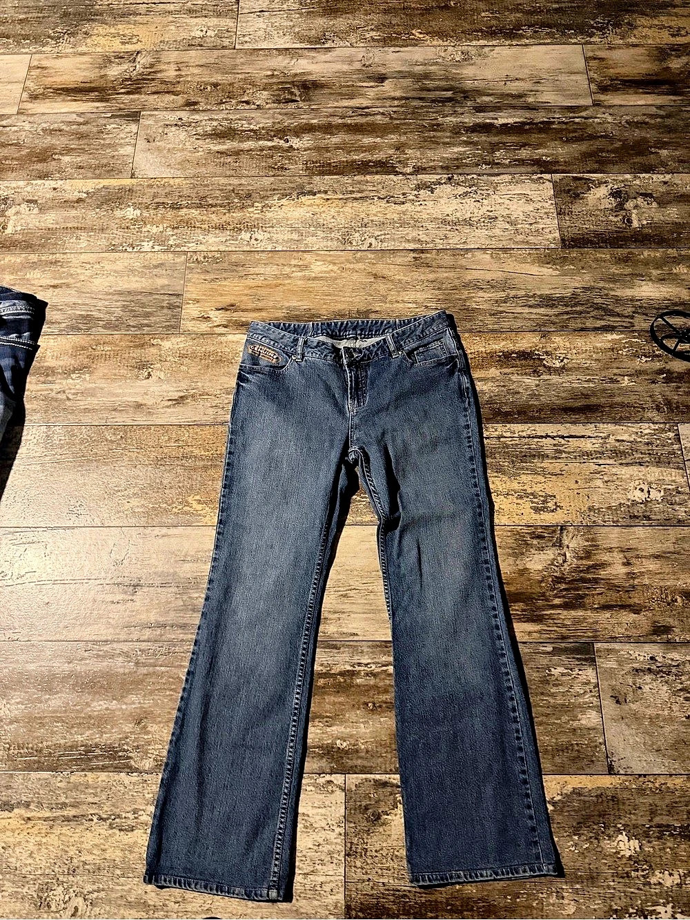 Harley Davidson Flare Jeans in Blue Like New